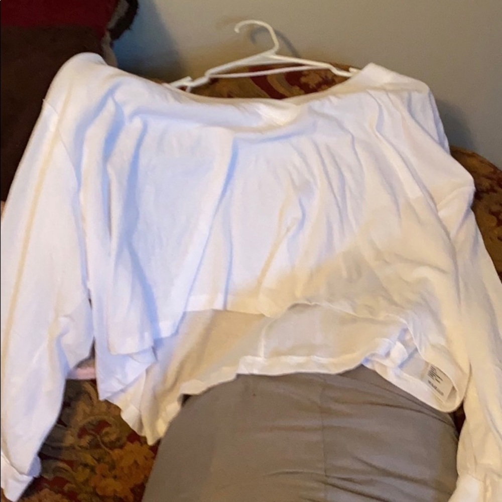 Free people cropped shirt